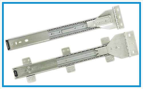 Over top flipper door slide