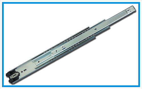 Heavy duty bayonet mounting drawer slide with interlock system